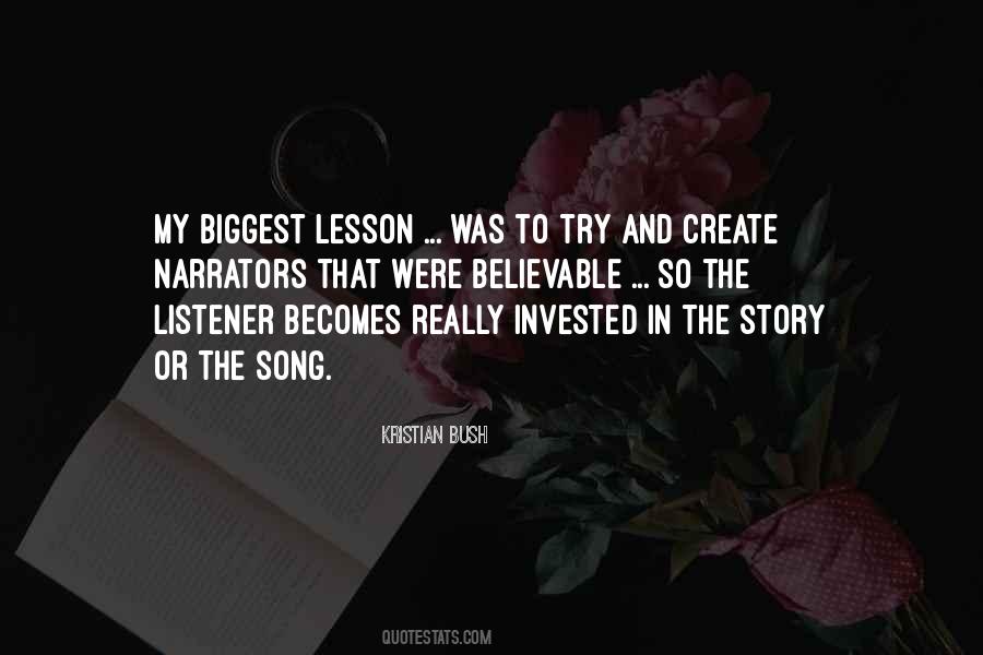 Biggest Lesson Quotes #581181