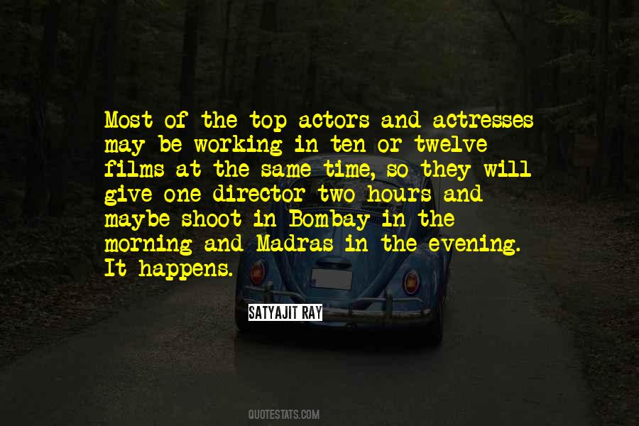 Morning Evening Quotes #188125