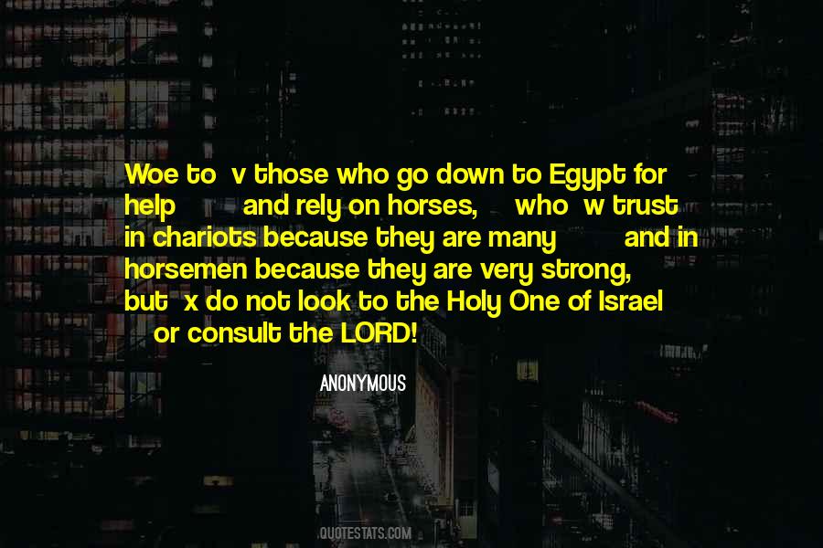 Some Trust In Chariots Quotes #1015526