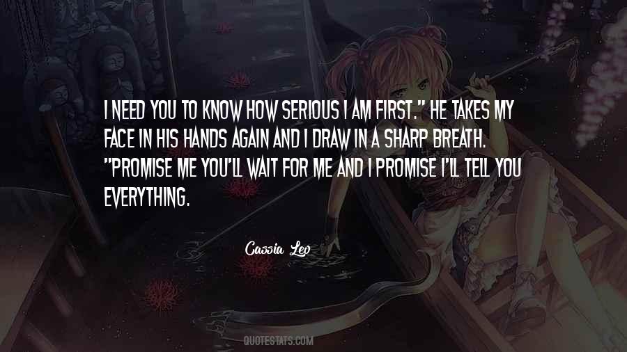 First Promise Quotes #653060