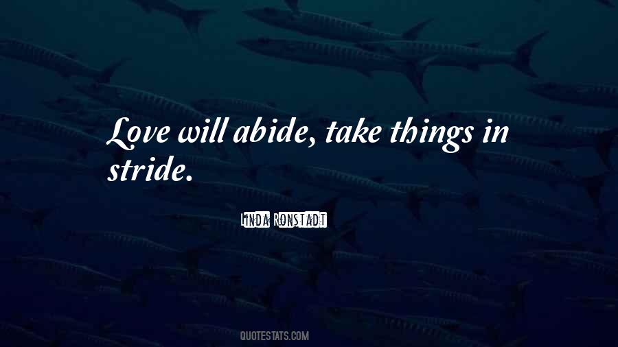 Take It All In Stride Quotes #1291365