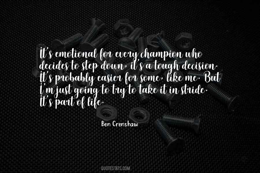 Take It All In Stride Quotes #517535