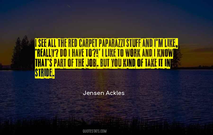 Take It All In Stride Quotes #58918
