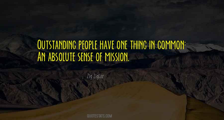 One Mission Quotes #1524685