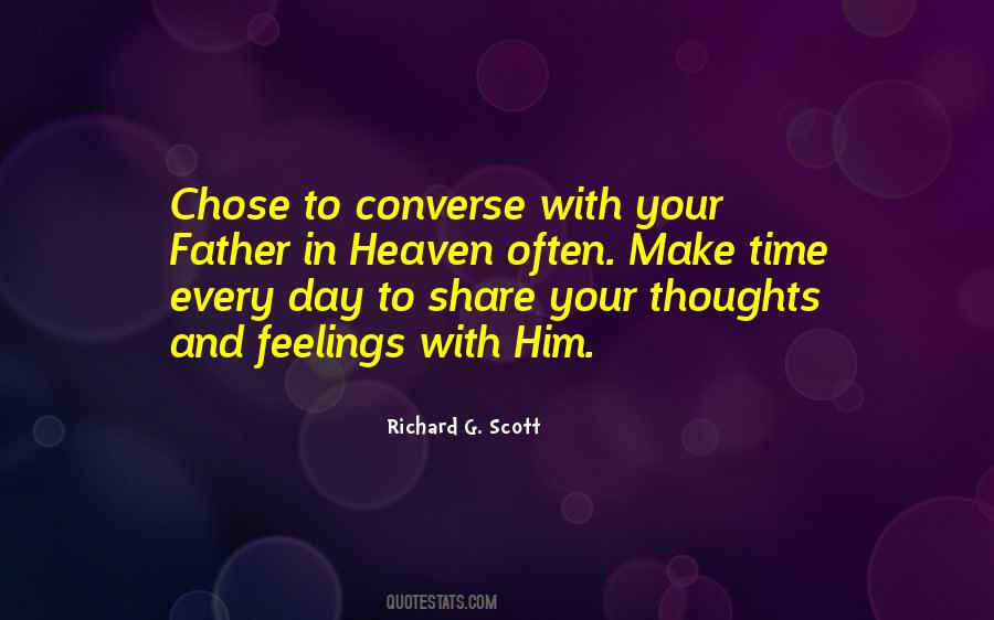 Share Your Thoughts And Feelings Quotes #1215110