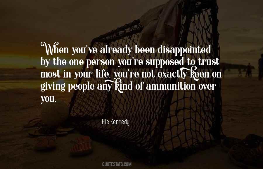 When Disappointed Quotes #148270