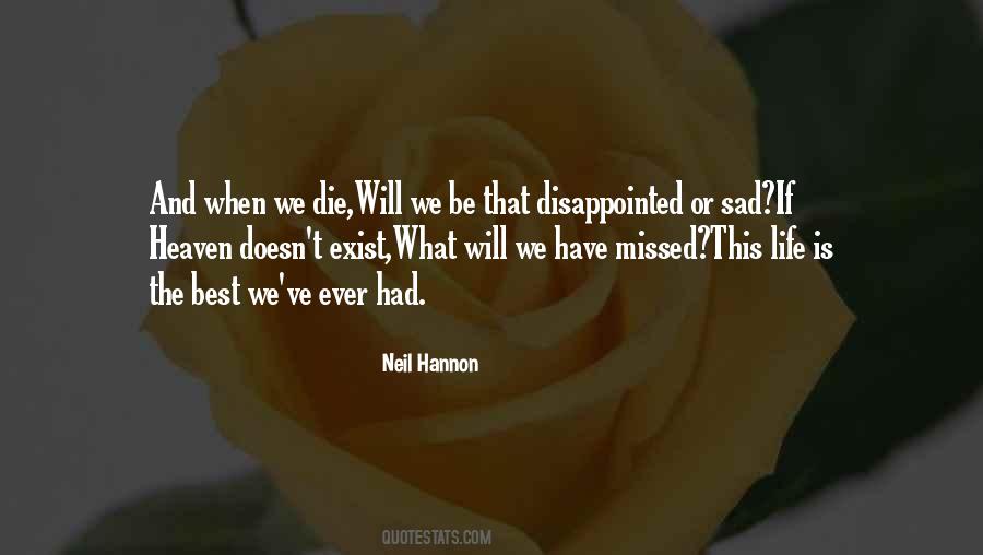 When Disappointed Quotes #232092