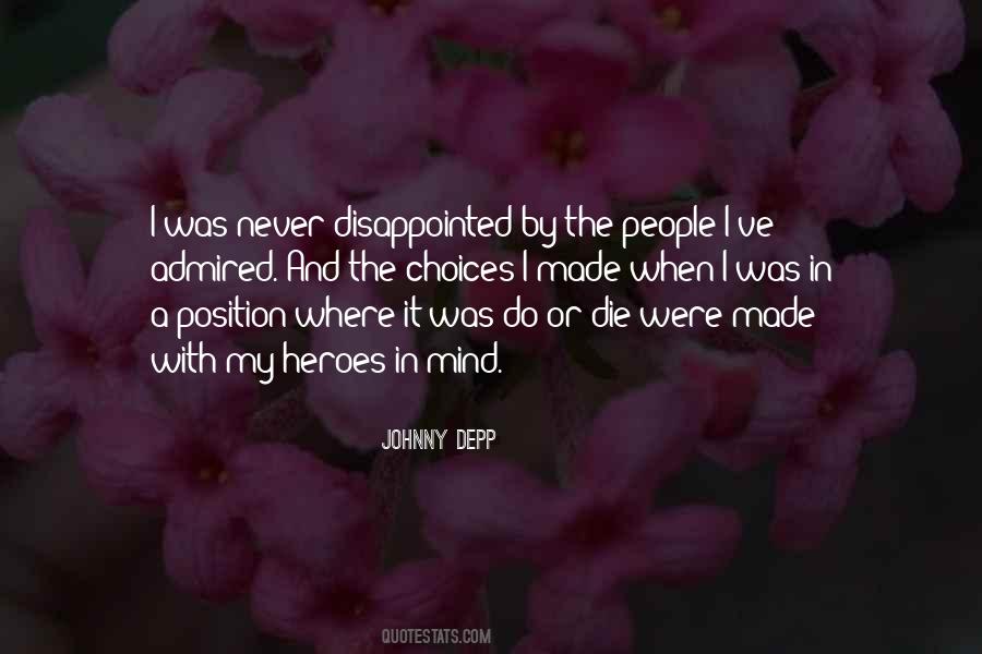 When Disappointed Quotes #595648