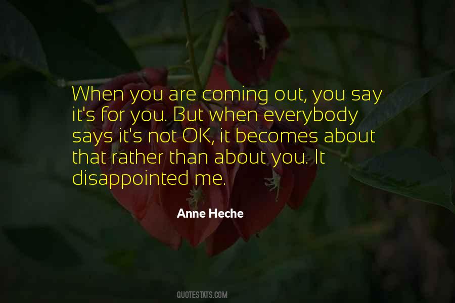 When Disappointed Quotes #616105
