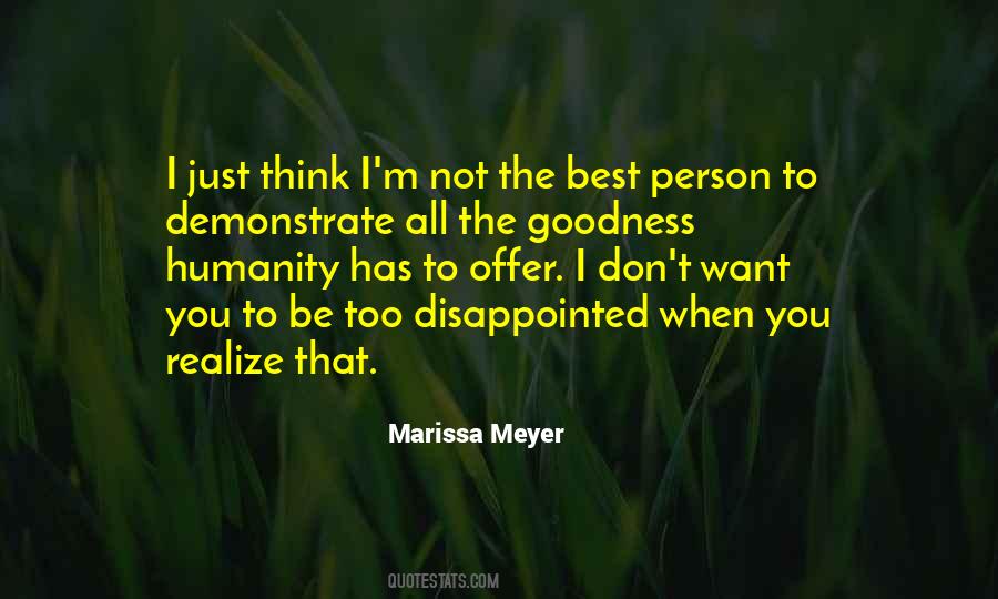 When Disappointed Quotes #794369