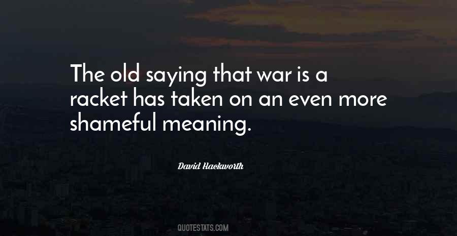 Old War Quotes #837597