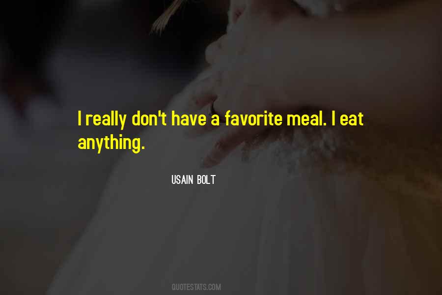 Favorite Meal Quotes #1427346