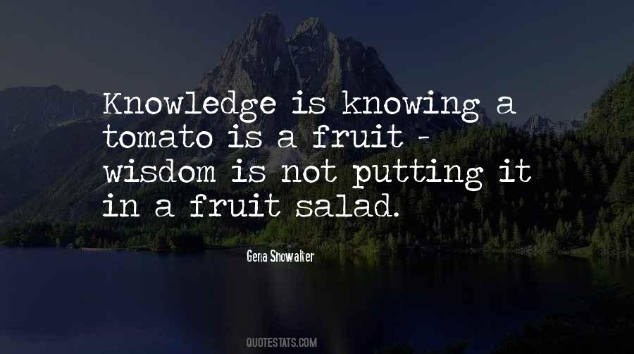 Fruit Wisdom Quotes #1162930