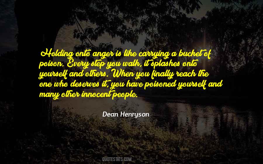 Holding Anger Quotes #1412246