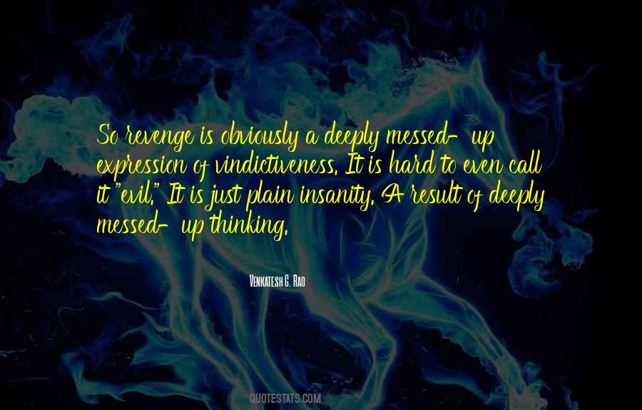 Revenge Evil Quotes #1158952