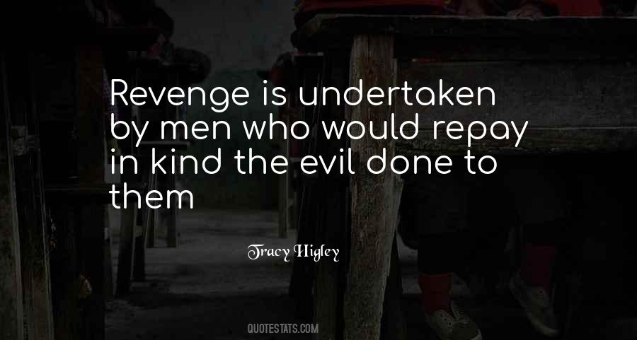 Revenge Evil Quotes #871243