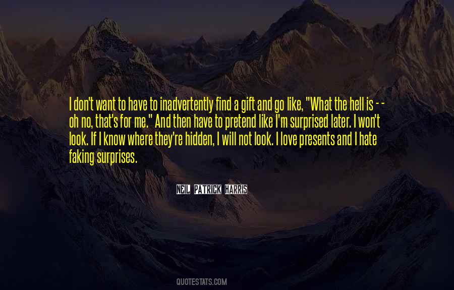 No Surprises Quotes #945380