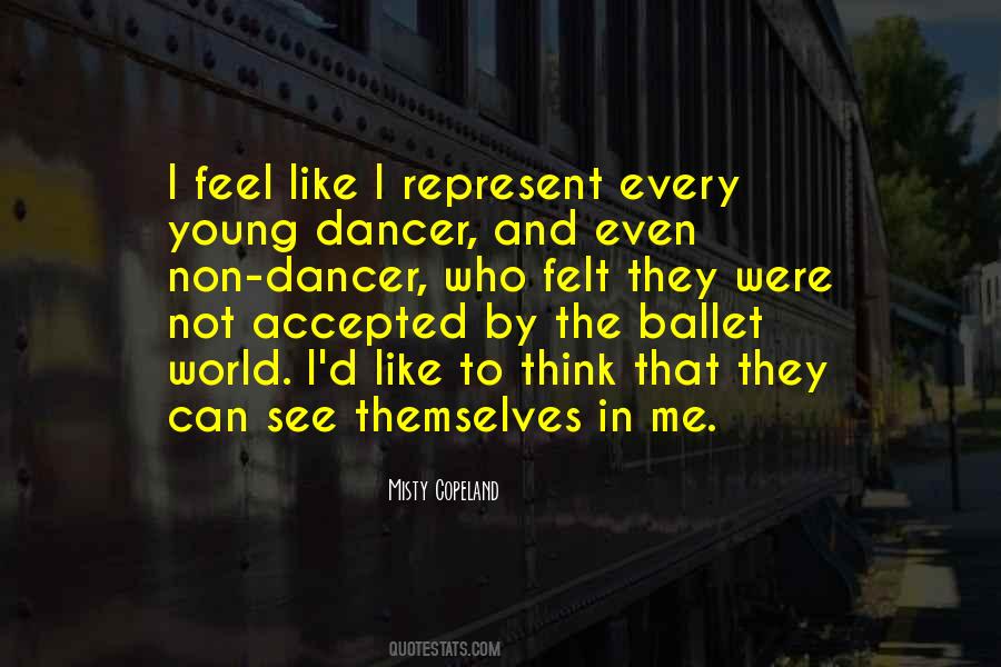 Non Dancer Quotes #1027660