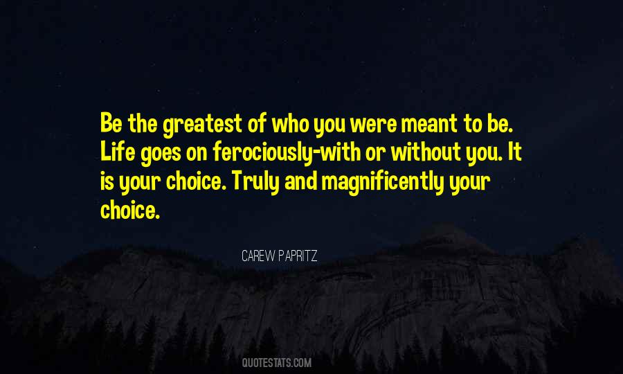 It Is Your Choice Quotes #469701