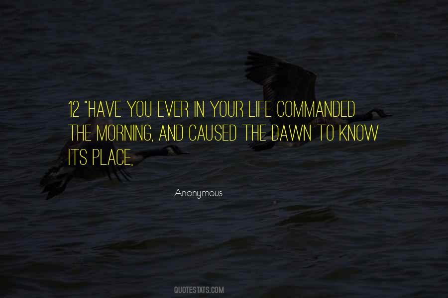 Morning Life Quotes #670821