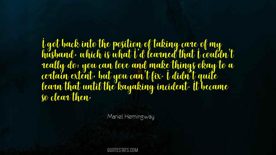 Care Husband Quotes #1113148