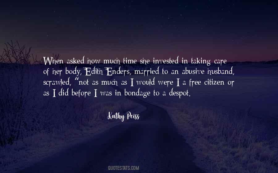 Care Husband Quotes #321703