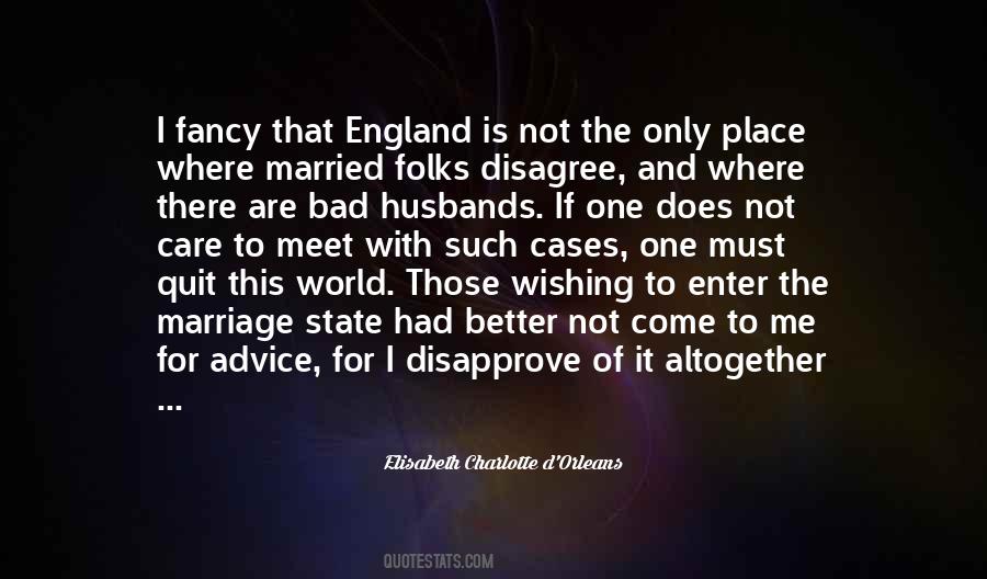 Care Husband Quotes #911135