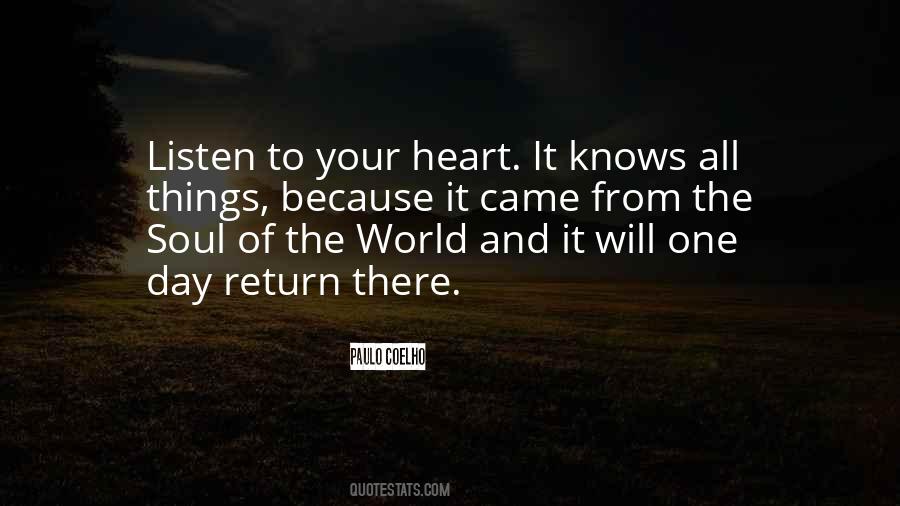Your Soul Knows Quotes #1341765