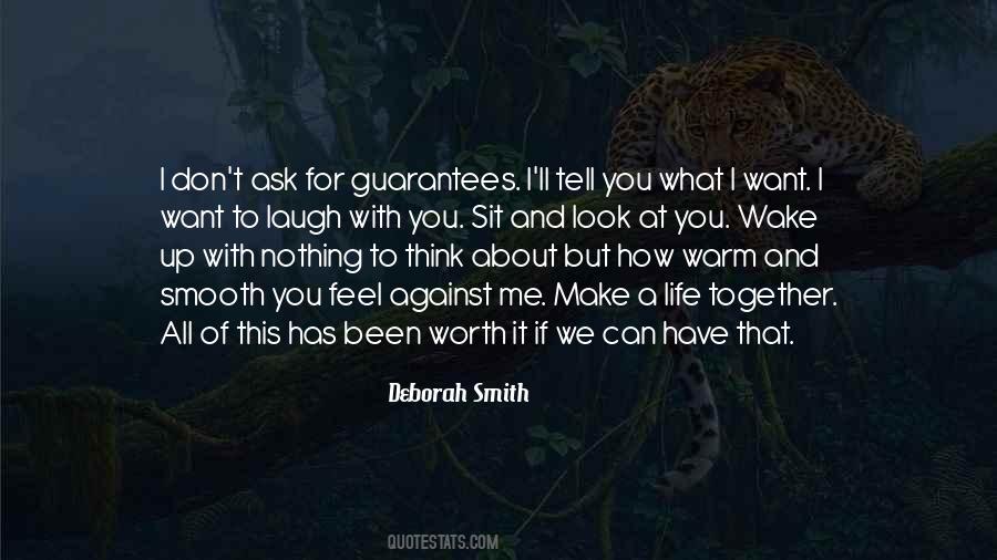 Quotes About Guarantees In Life #1551555