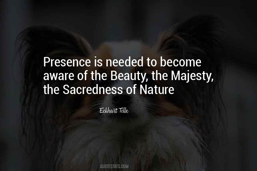 Majesty Nature Quotes #1376636