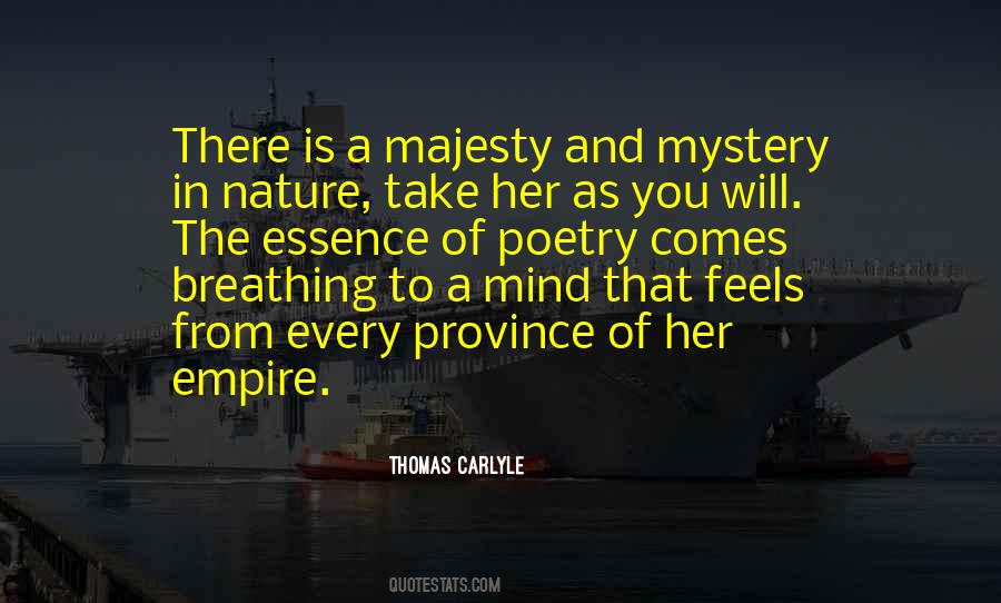 Majesty Nature Quotes #1527411