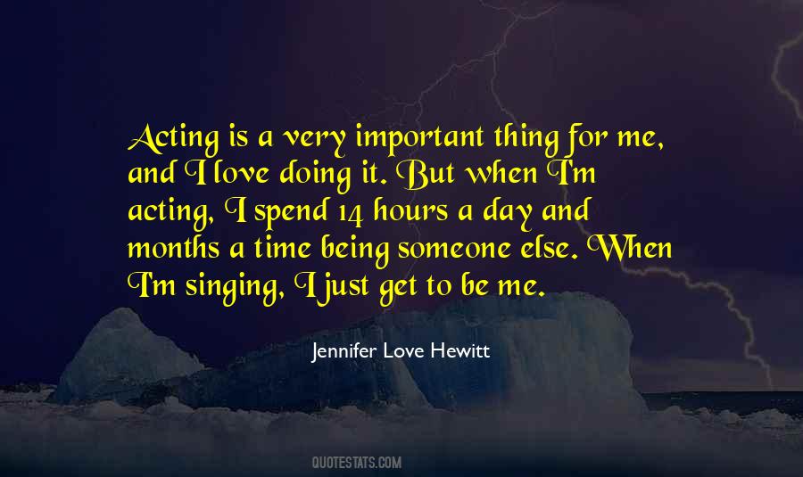 Singing Love Quotes #111550