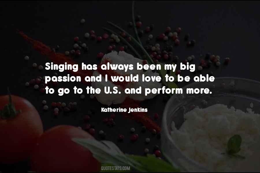 Singing Love Quotes #61081