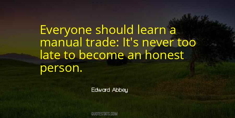 Learn A Trade Quotes #1487951