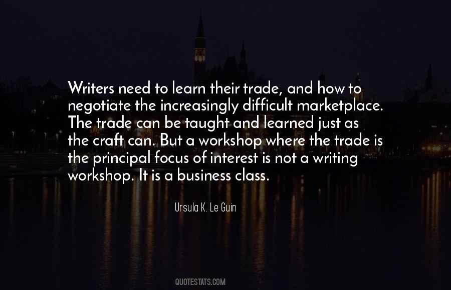 Learn A Trade Quotes #453966