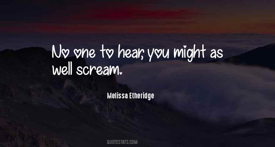 Scream One Quotes #1241540