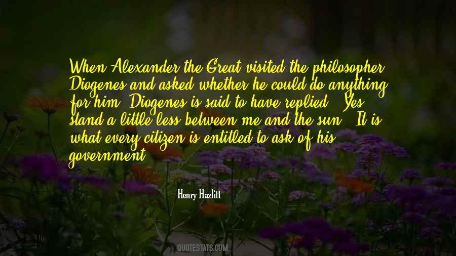 Philosopher Diogenes Quotes #475365