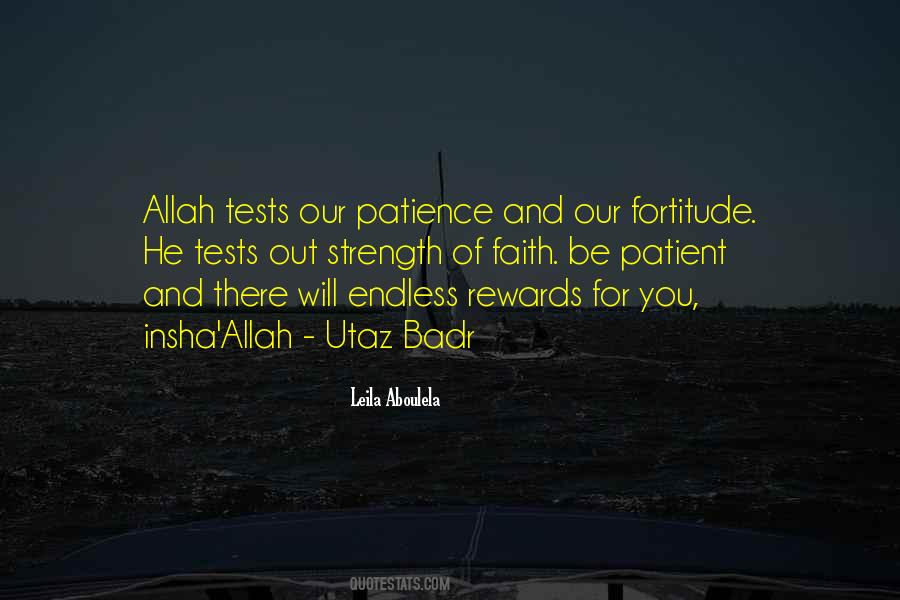 Allah Tests You Quotes #1788232