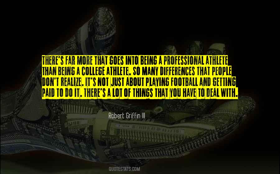 Football Athlete Quotes #219806