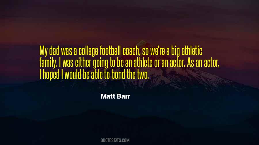 Football Athlete Quotes #496018
