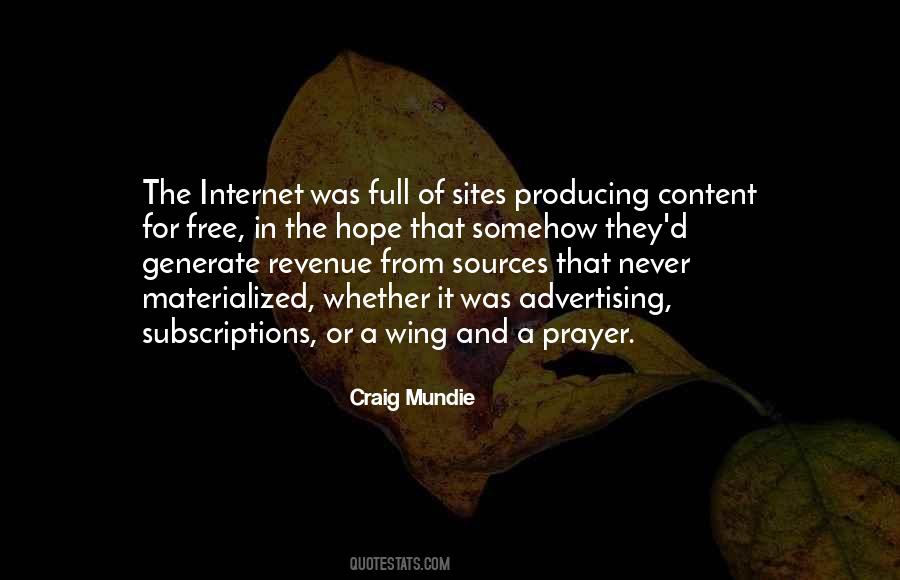 Quotes About Free Advertising #451433