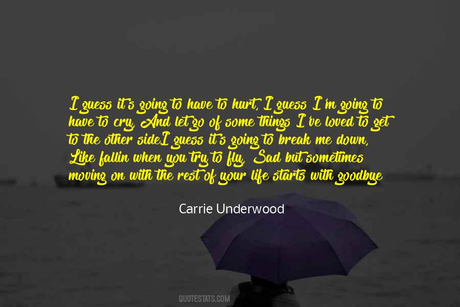 Goodbye Sad Quotes #1354345