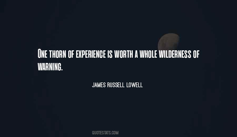 One Thorn Of Experience Quotes #1722460 One Thorn Of Experience Quotes #1722460