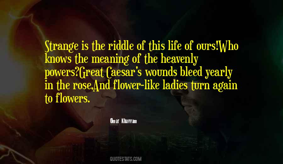 Flowers Life Quotes #116925