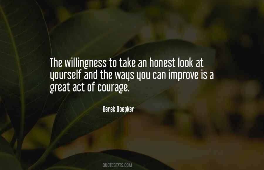 Courage To Act Quotes #1352708