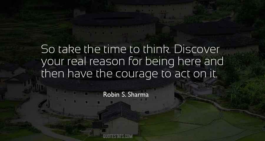 Courage To Act Quotes #1758992
