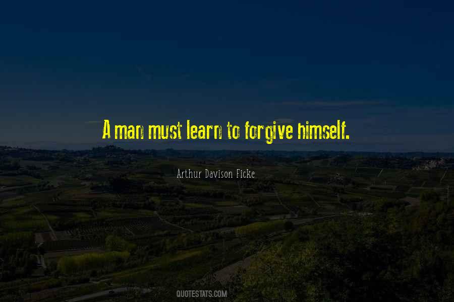 Learn To Forgive Yourself Quotes #971870