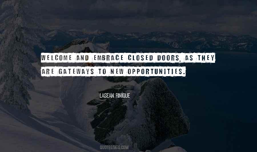 Embrace New Opportunities Quotes #1526312