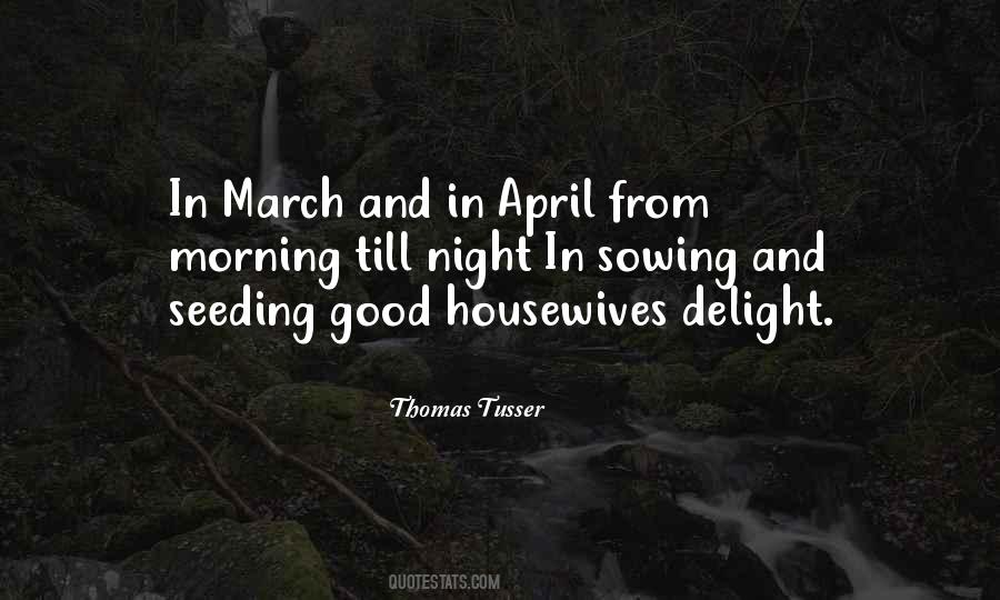 April Morning Quotes #8591