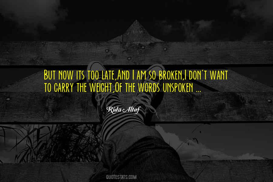 So Broken Quotes #414880